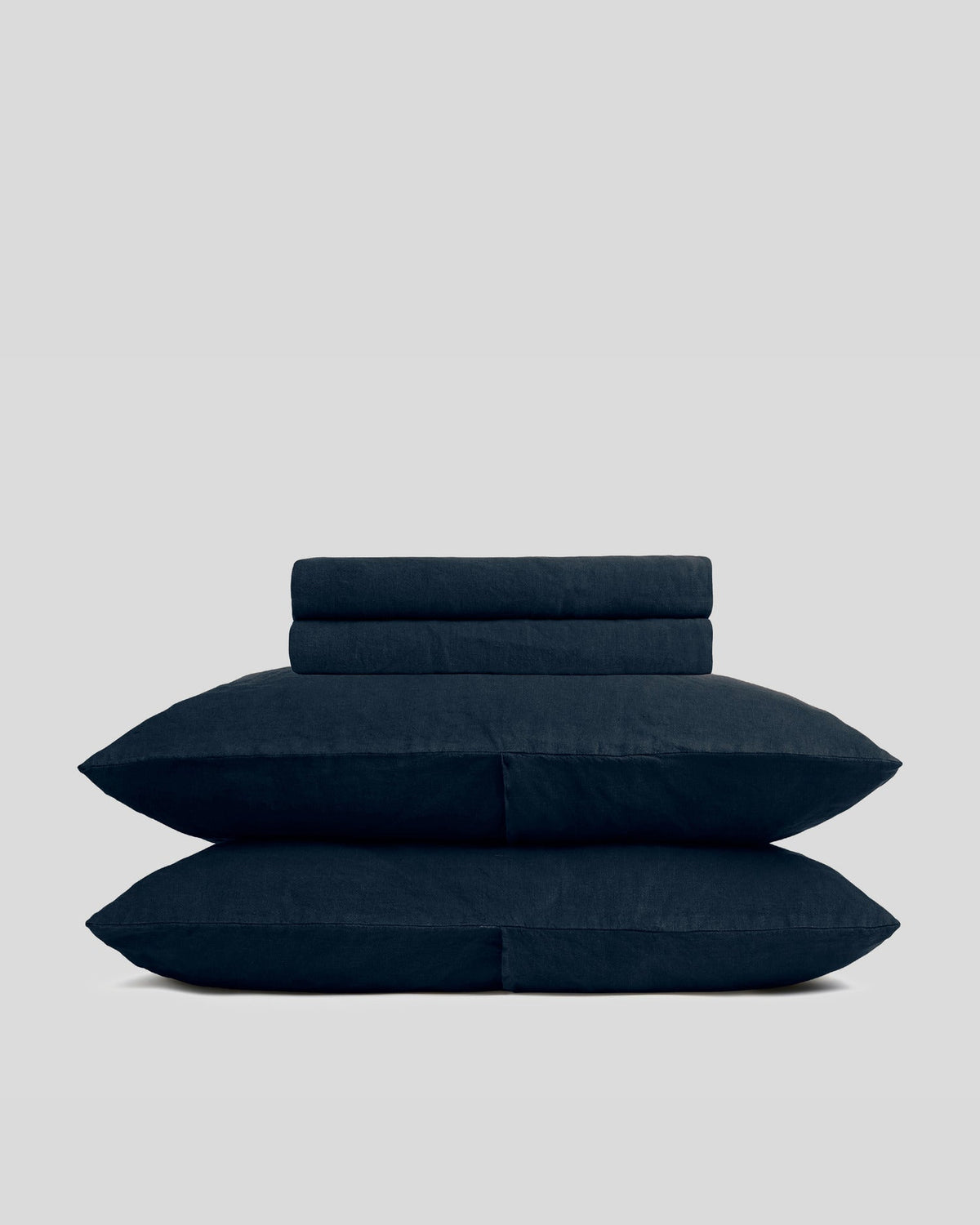 Linen Sheet Set - Ink K/CK