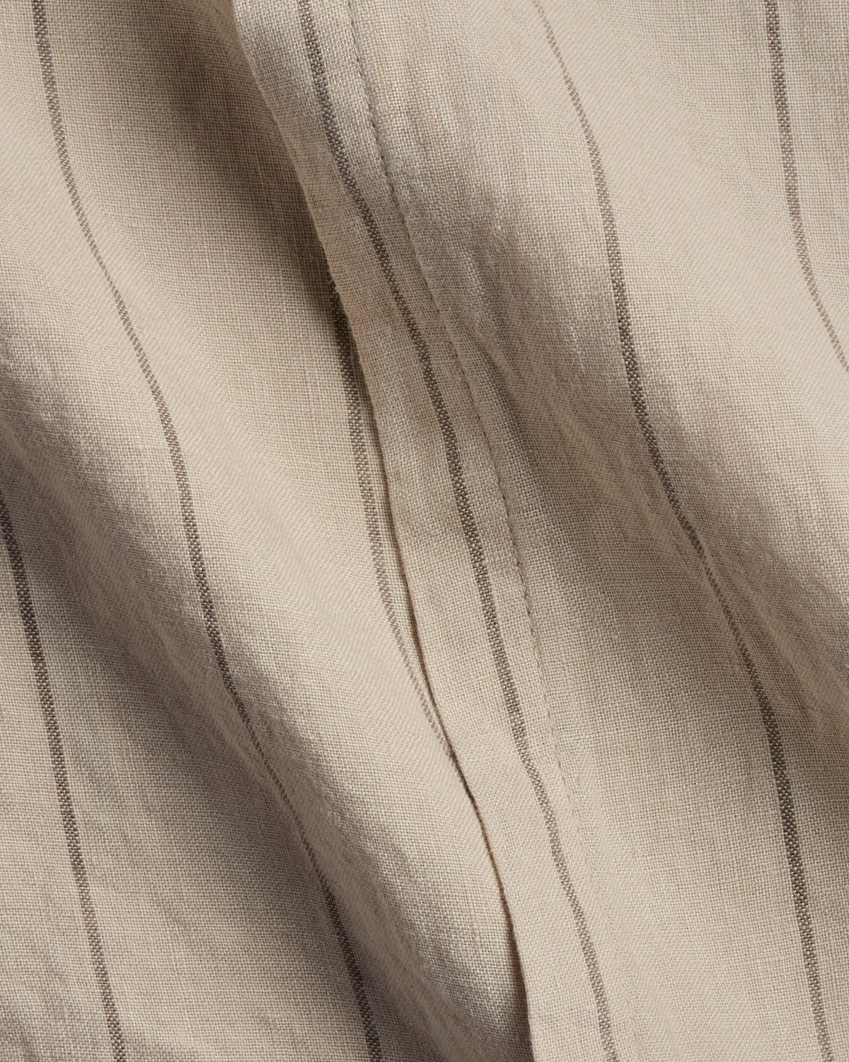 Linen Sham Set (Bone Stripe) - Image 3