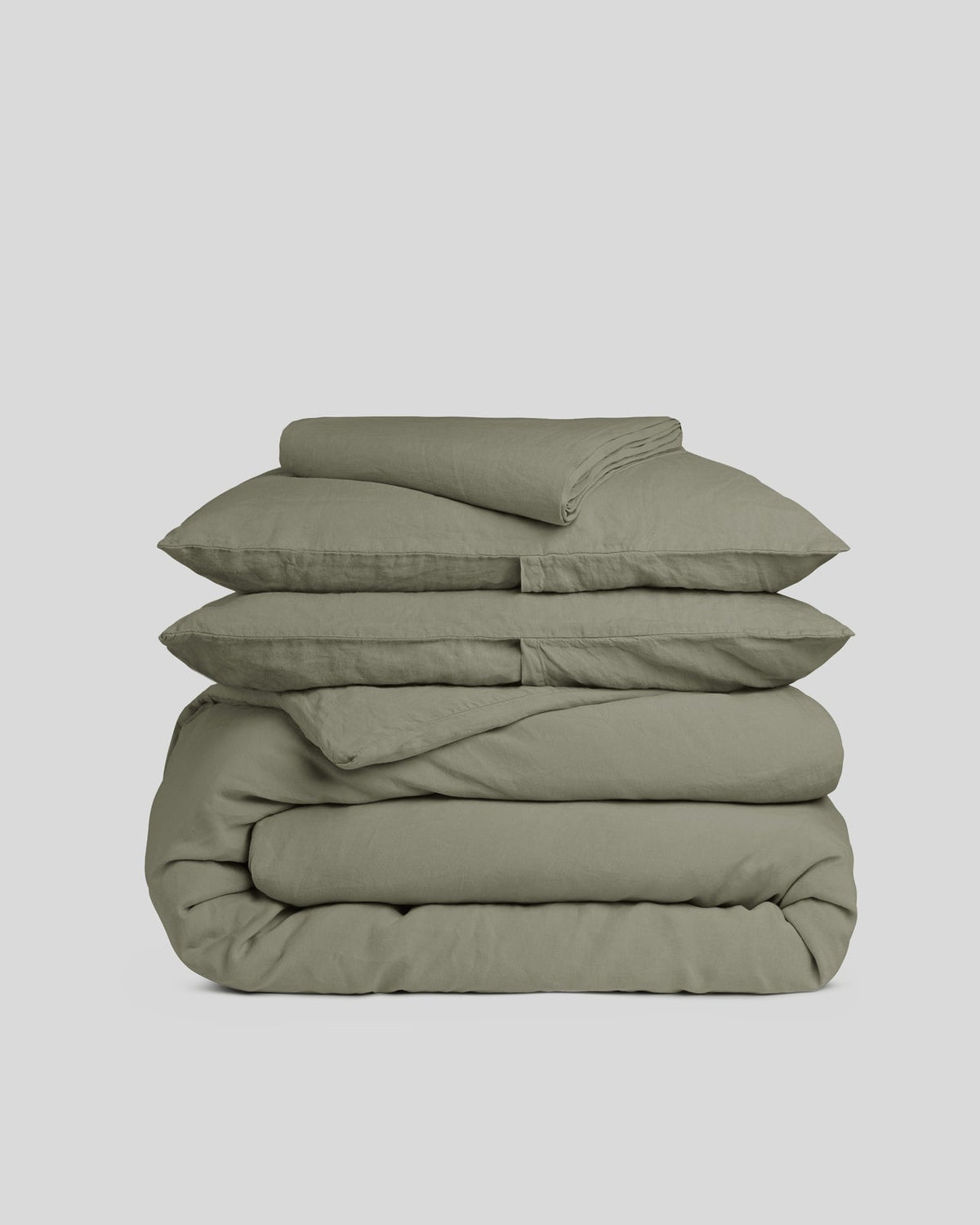 Linen Venice Set - Moss K/CK