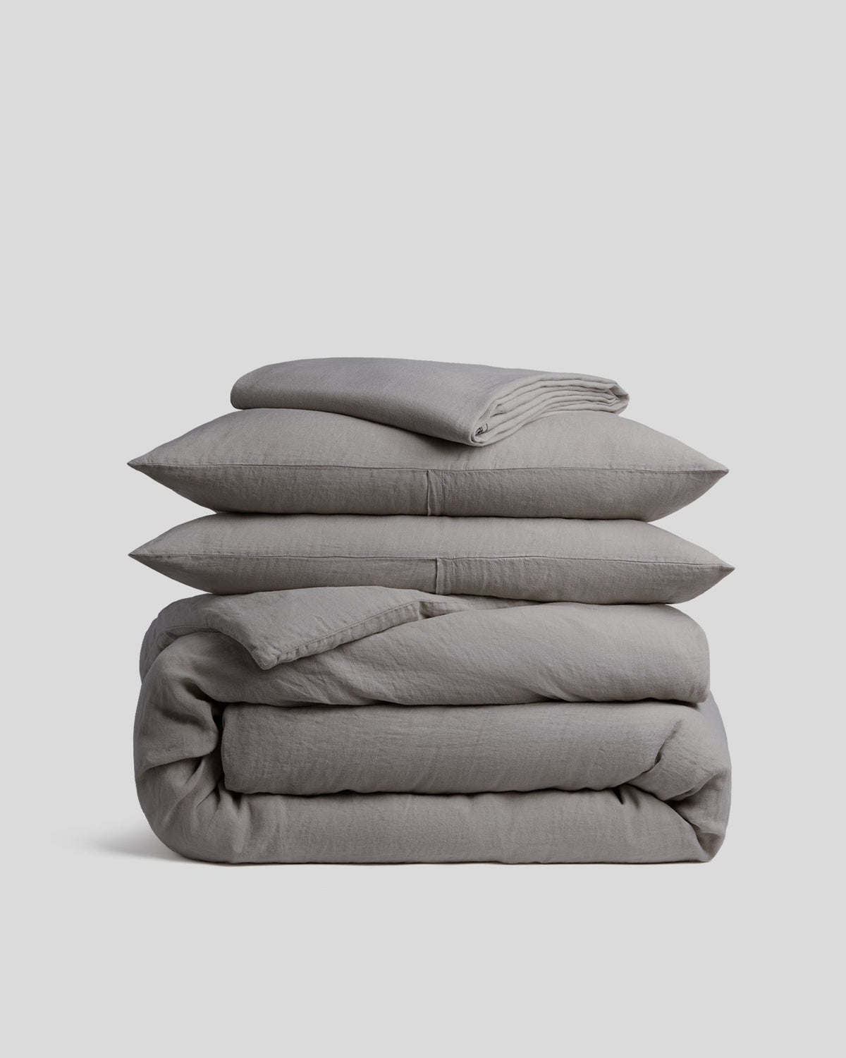 Linen Venice Set - Pebble K/CK