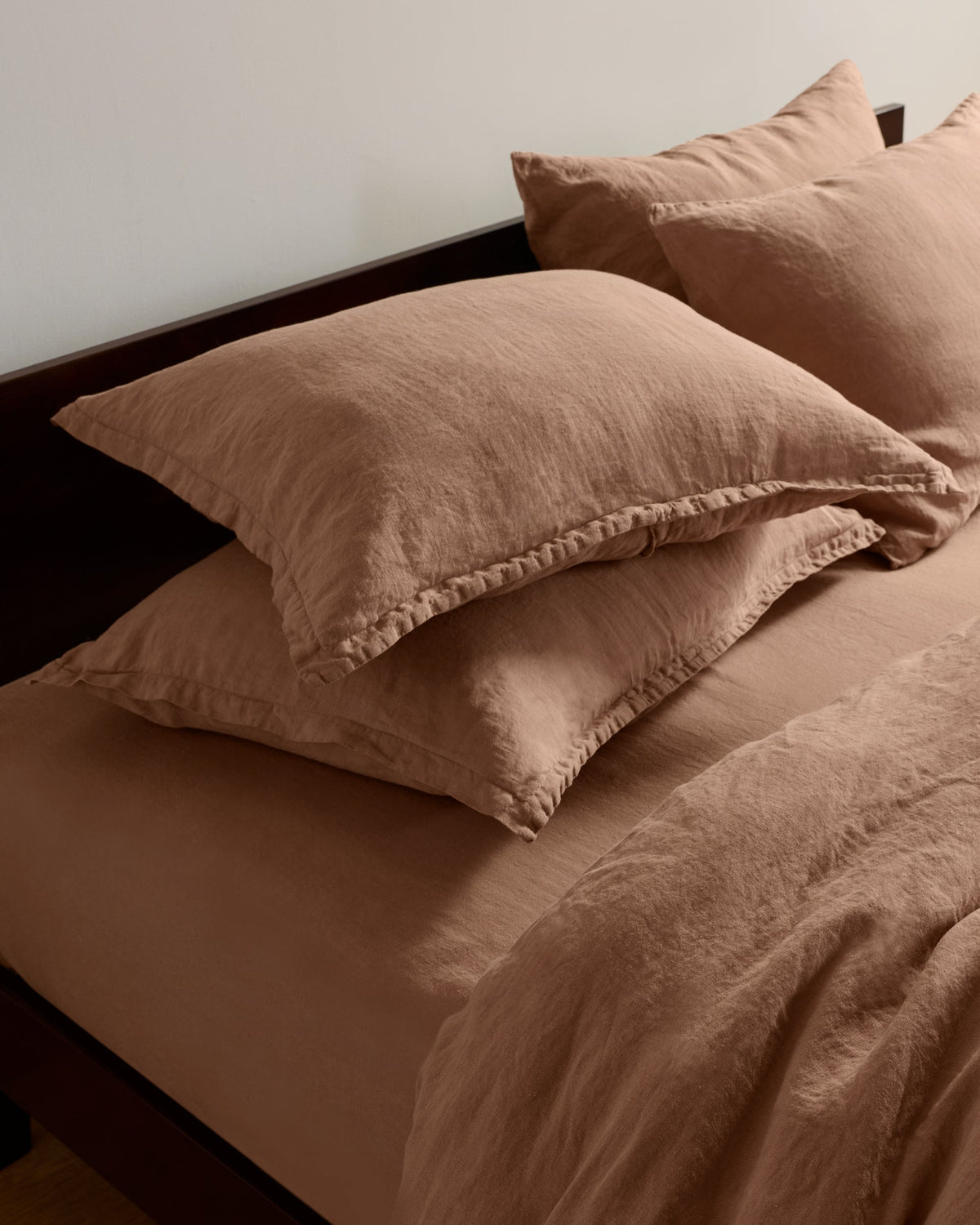 Linen Sham Set (Adobe) - Image 5