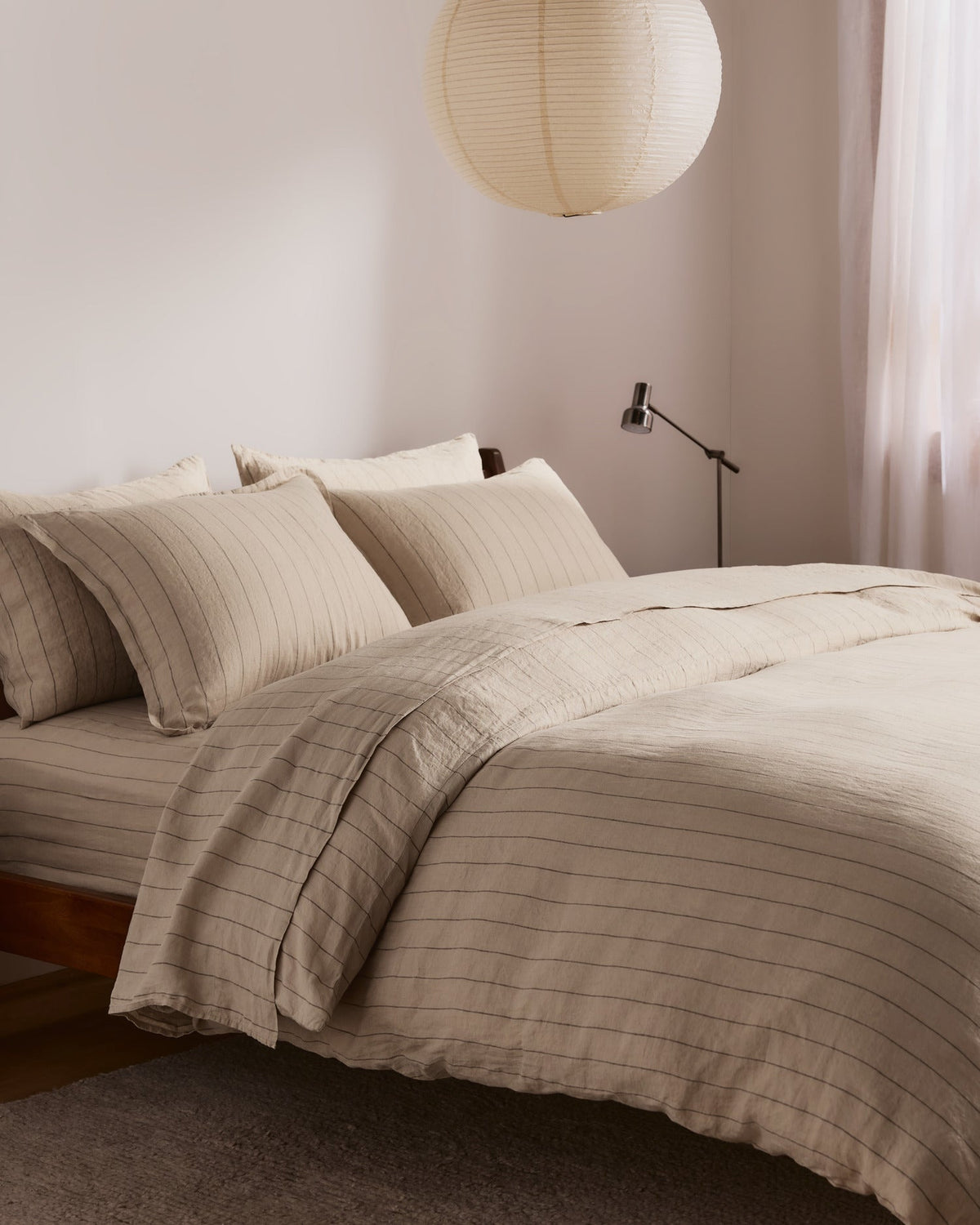 Linen Bundle - Bone Stripe K/CK - Image 2