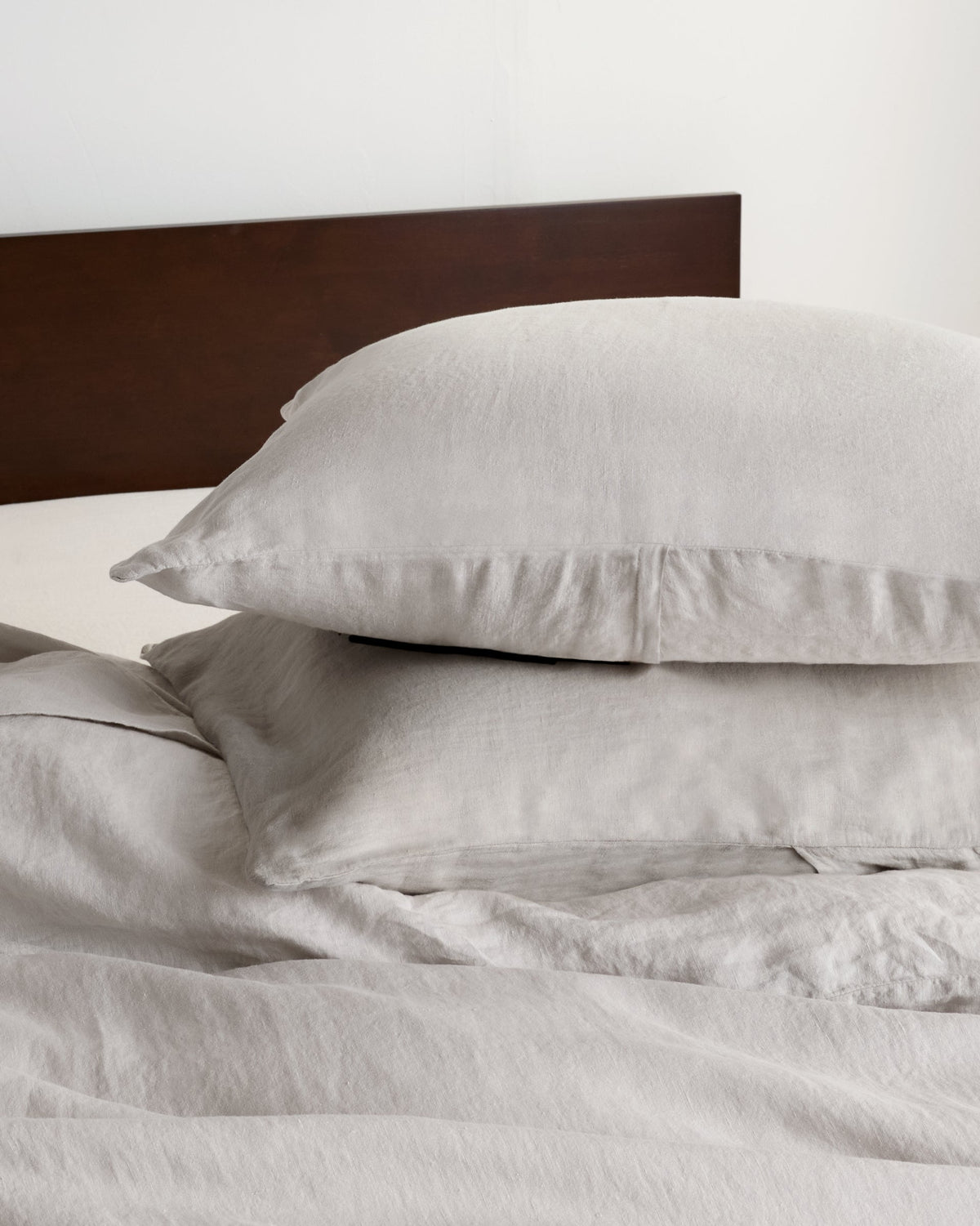 Linen Sheet Set - Dove F/Q - Image 4