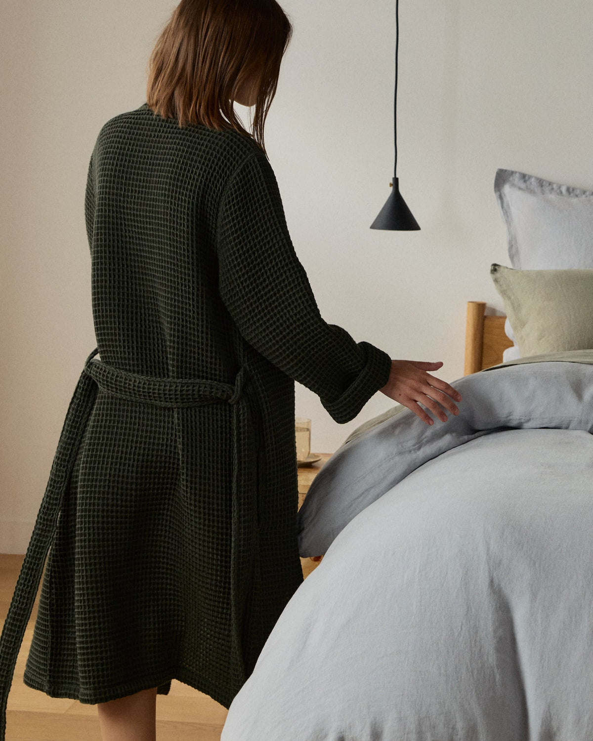 Waffle Robe (Evergreen) - Image 5