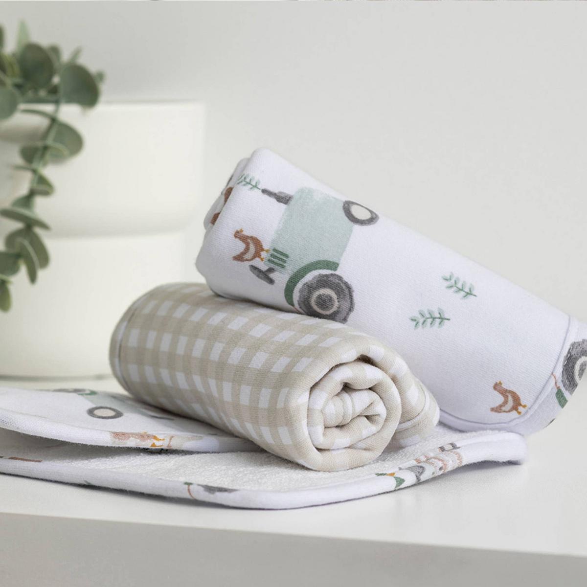 Living Textiles 5pc Bath Gift Set - Tractor Ride - Image 5