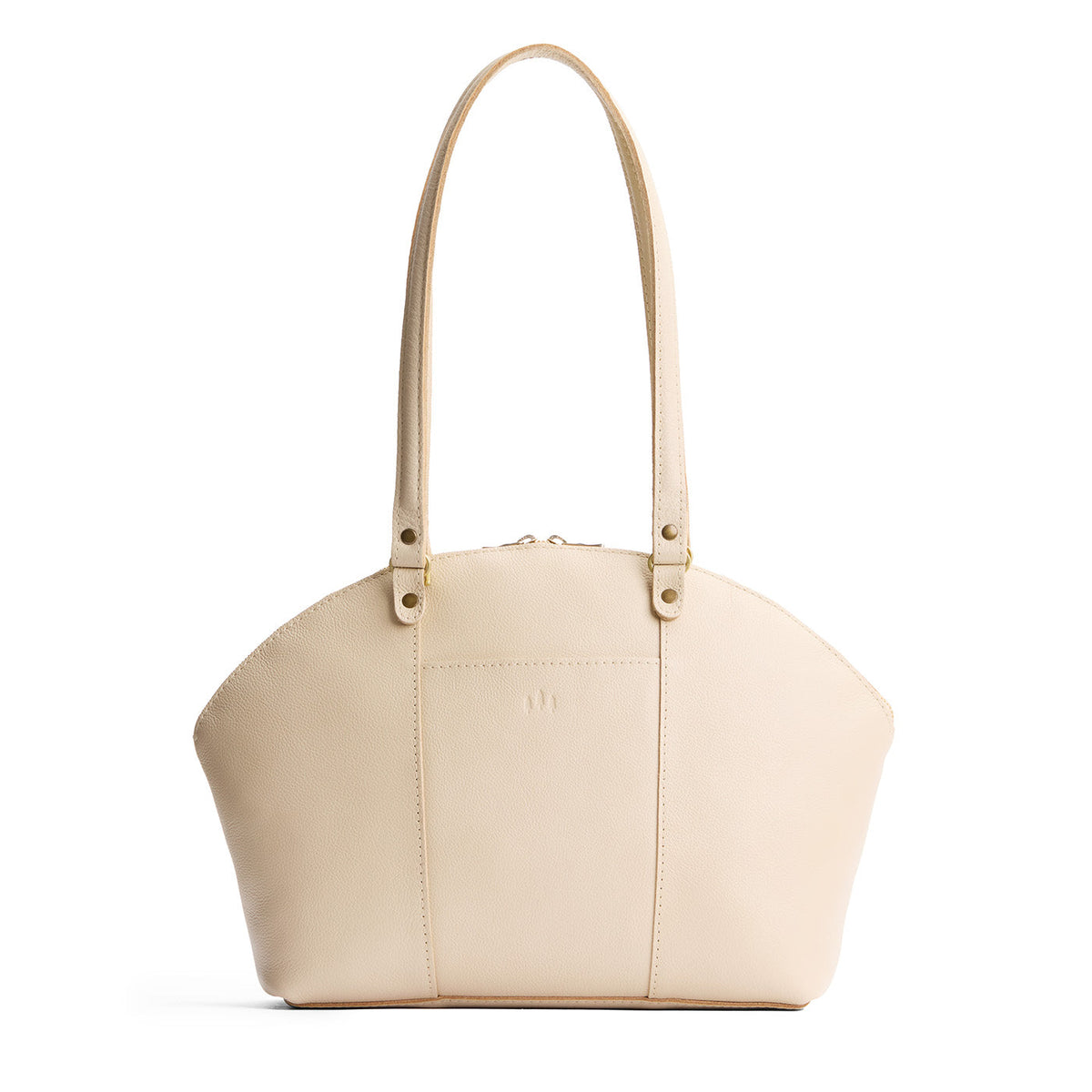 'Almost Perfect' Logan Crossbody Bag - Pebbled Bone / Large