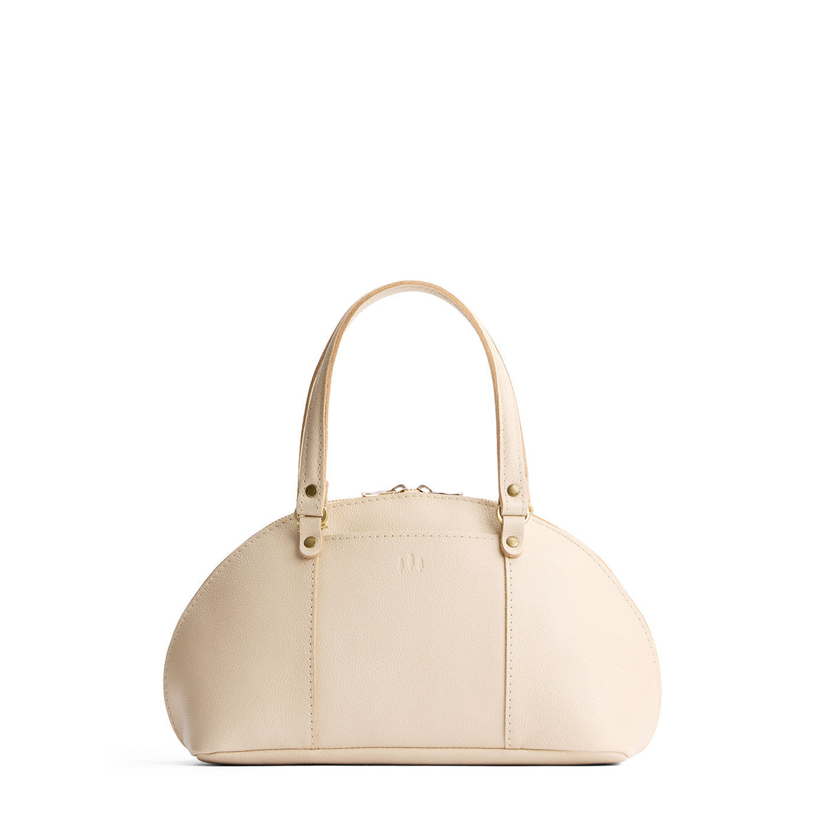 'Almost Perfect' Logan Crossbody Bag - Pebbled Bone / Small