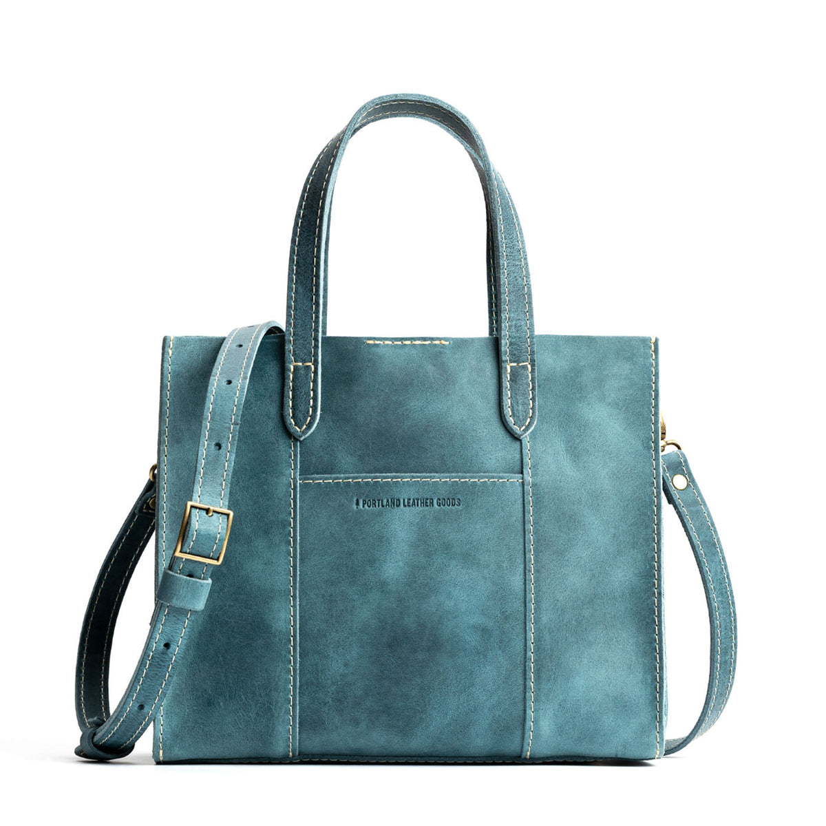 'Almost Perfect' Lola Crossbody Tote - Aqua
