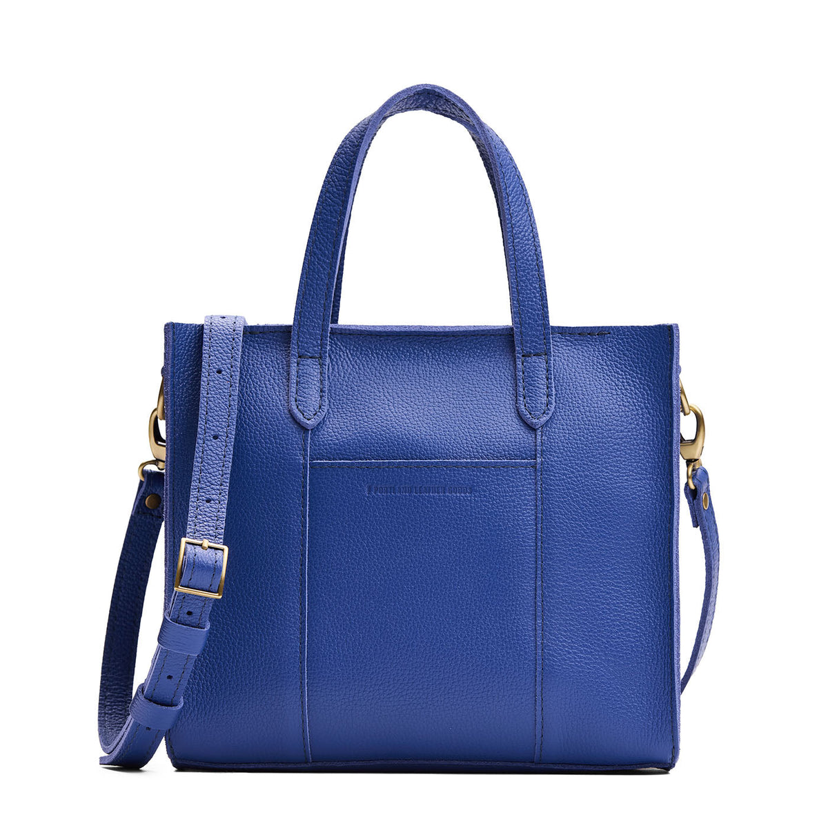 'Almost Perfect' Lola Crossbody Tote - Molino Blue / Zipper