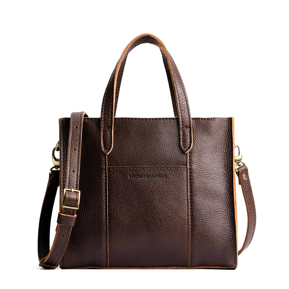'Almost Perfect' Lola Crossbody Tote - Coldbrew / Zipper