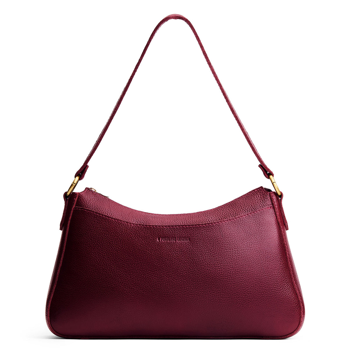 'Almost Perfect' Lucy Shoulder Bag - Cabernet / Large