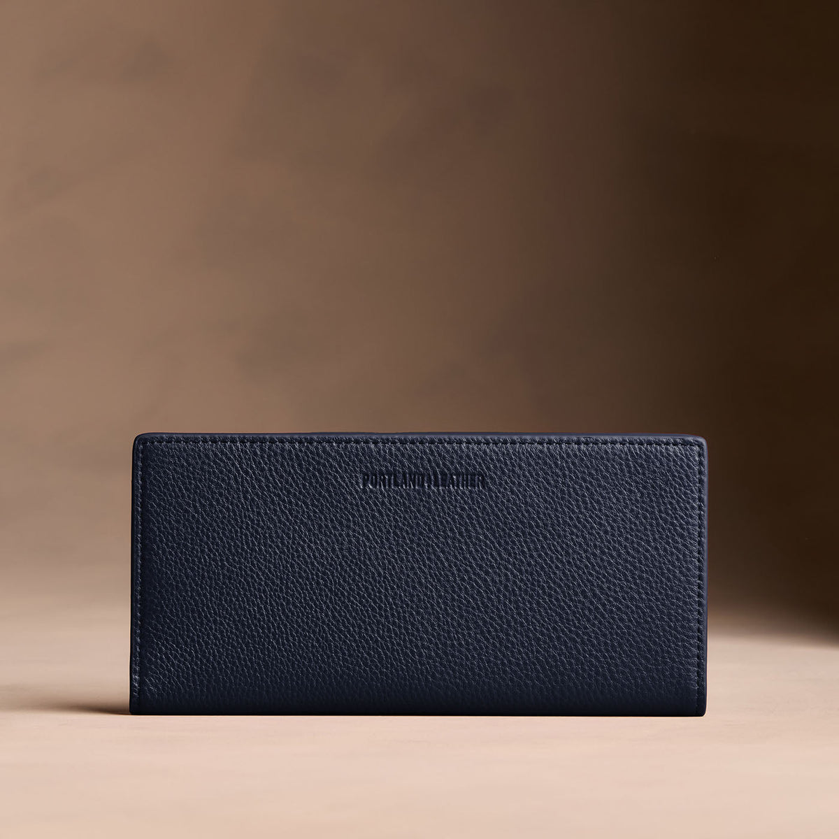 Luxe Slim Wallet - Anchor Blue / Large