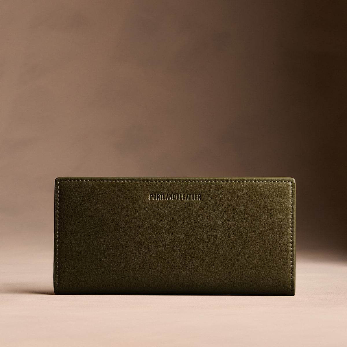 Luxe Slim Wallet - Bay Green / Large