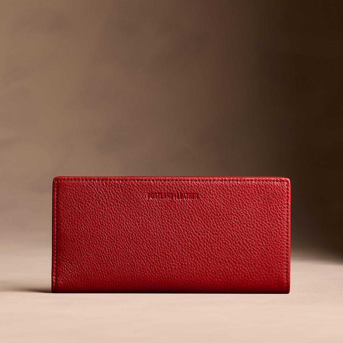 Luxe Slim Wallet - Icon Red / Large