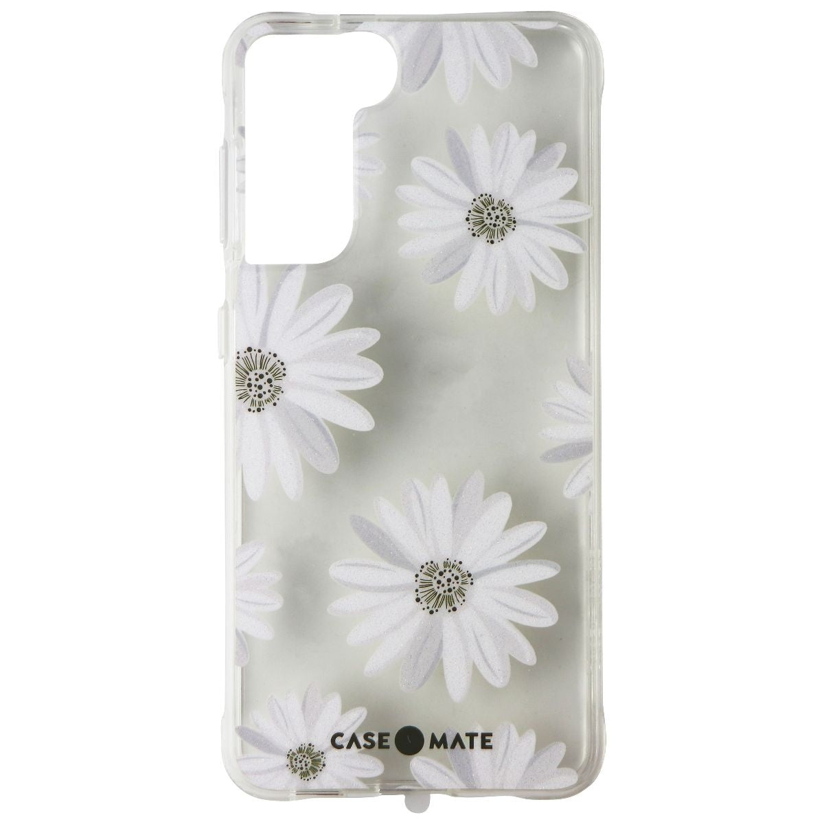 Case-Mate Prints Hardshell Case for Samsung Galaxy S21 5G - Glitter Daisies - New - Image 2