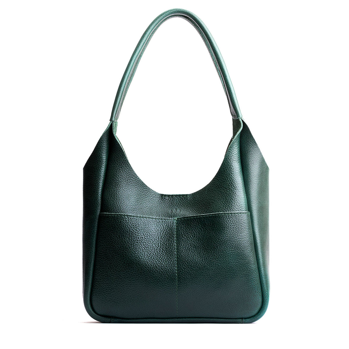 'Almost Perfect' Madison Shoulder Bag - Forest Green / Large