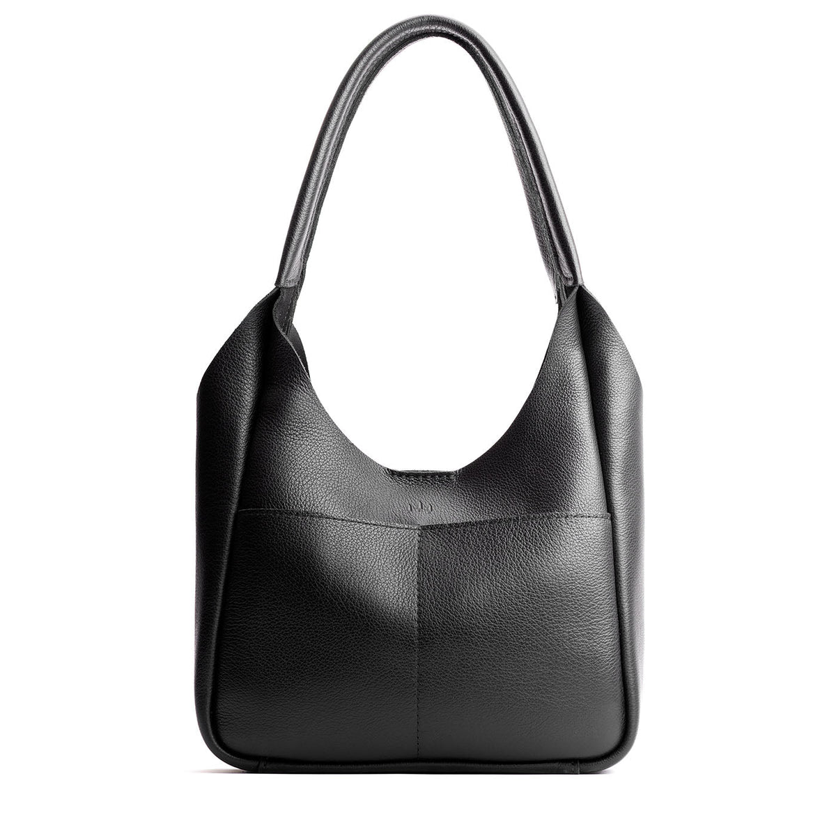 'Almost Perfect' Madison Shoulder Bag - Pebbled--black / Large