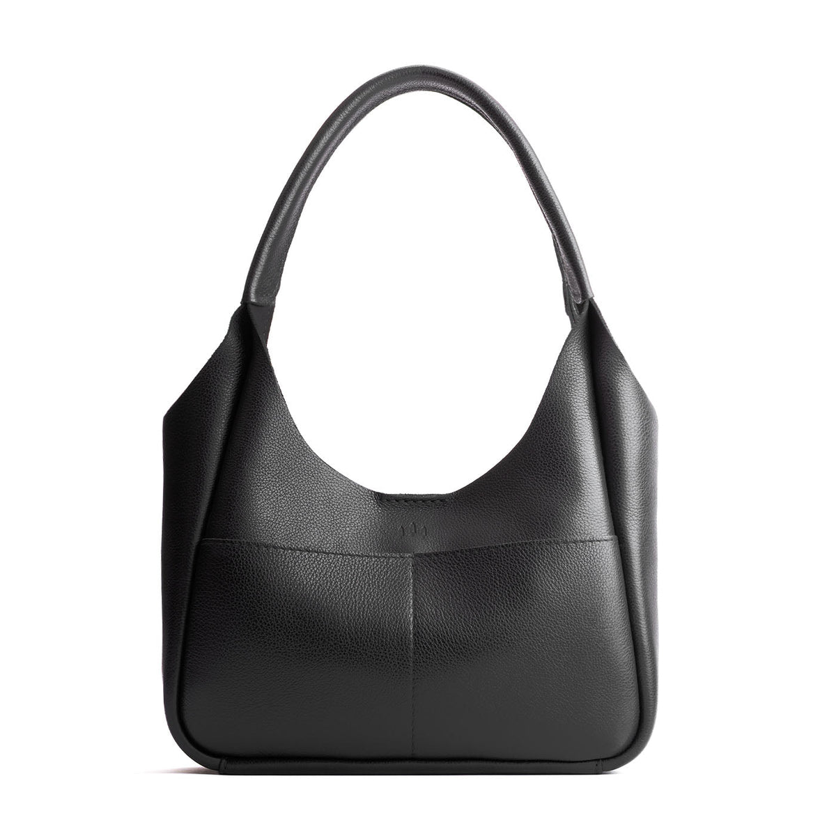 'Almost Perfect' Madison Shoulder Bag - Pebbled--black / Medium