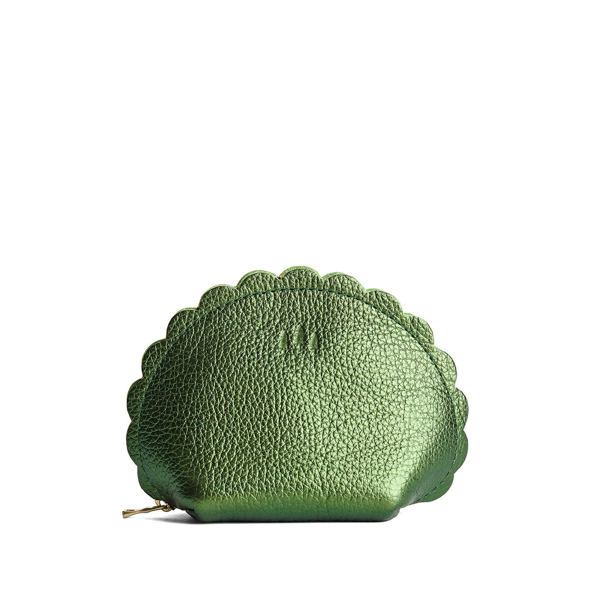 Marigold Pouch - Metallic Greench / Large