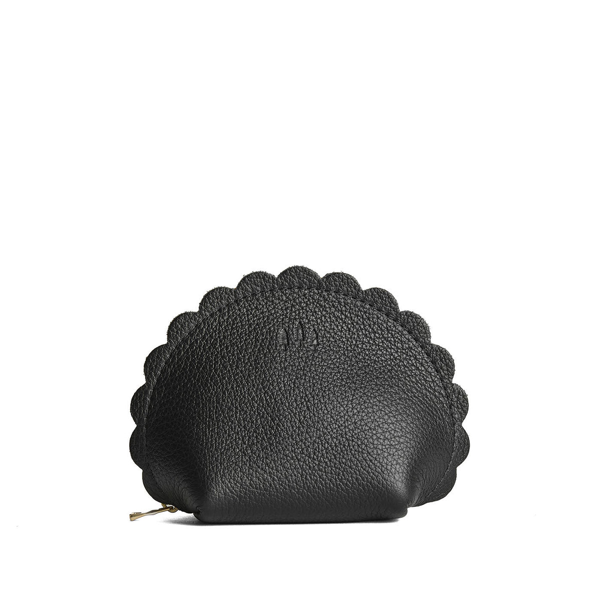 Marigold Pouch - Pebbled--black / Large
