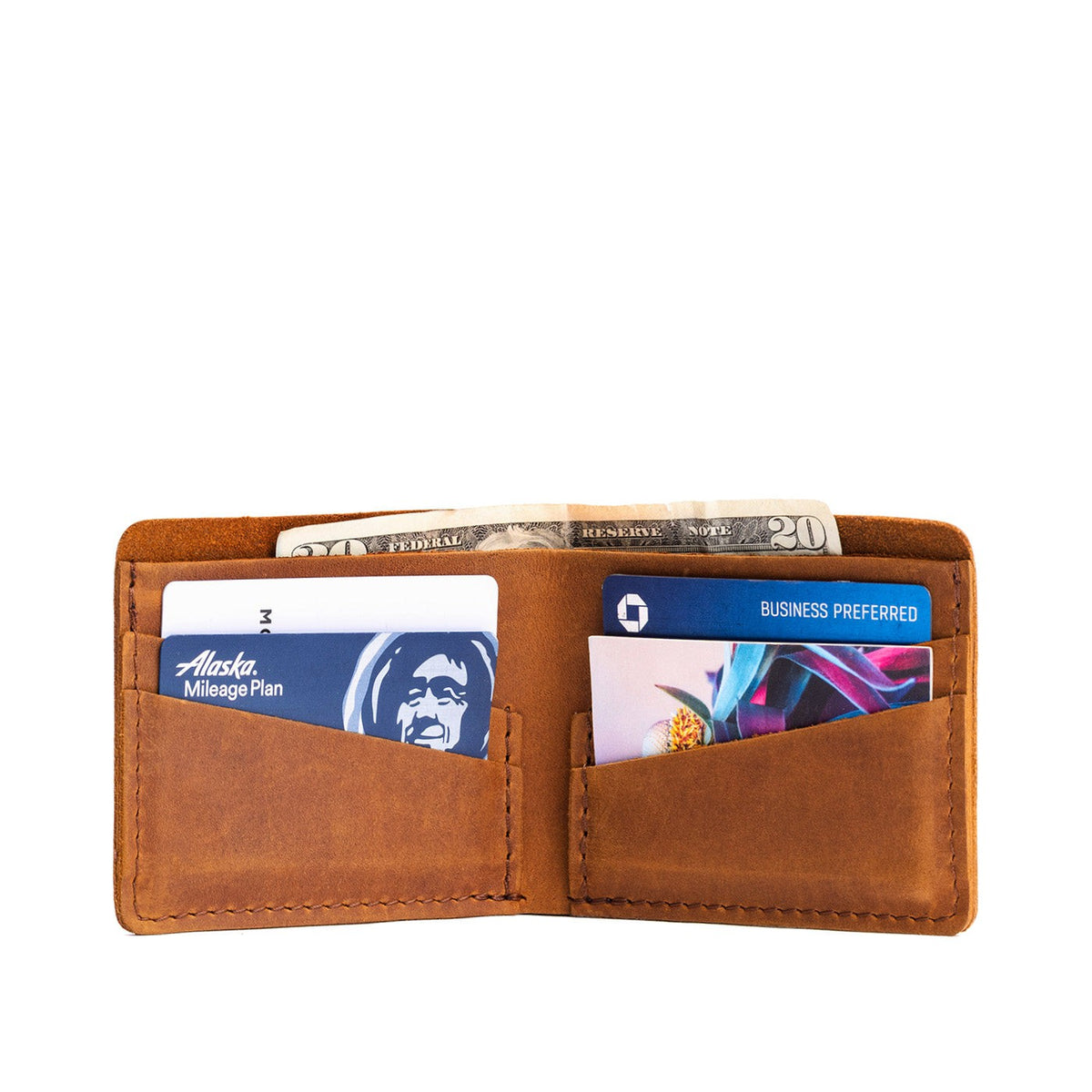 Bifold Leather Wallet - Dakota