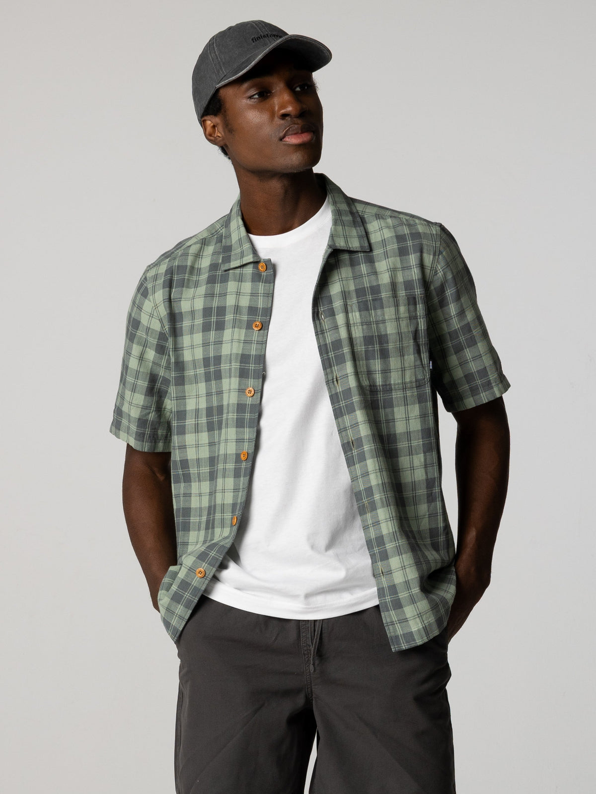 Men's Cardew Checked Short Sleeve Shirt - Image 2