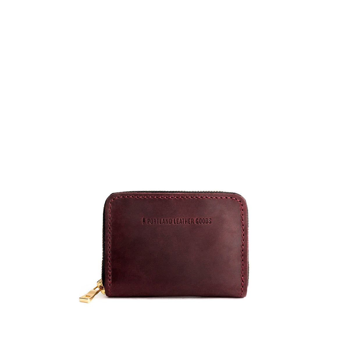 Small Zip Wallet - Merlot