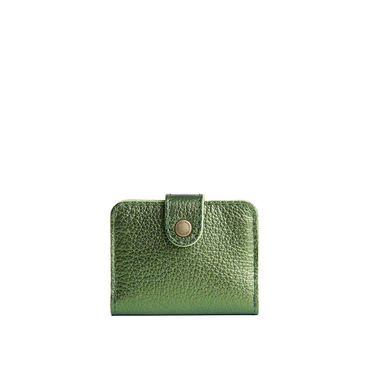 Mini Bifold Wallet - Metallic Greench