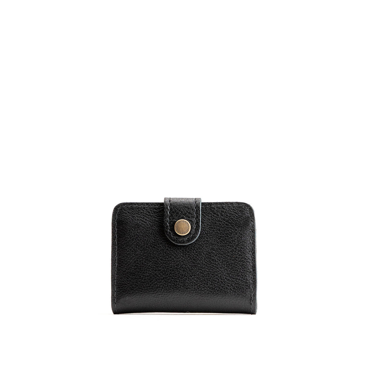 Mini Bifold Wallet - Pebbled--black