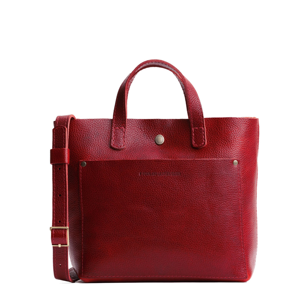 Mini Crossbody Tote - Chili Red / Classic