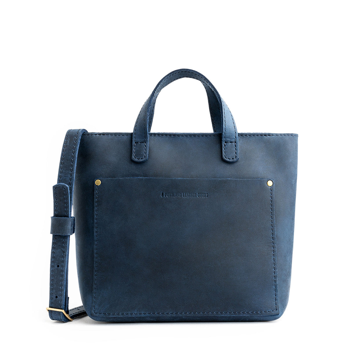 Mini Crossbody Tote - Deep Water / Zipper