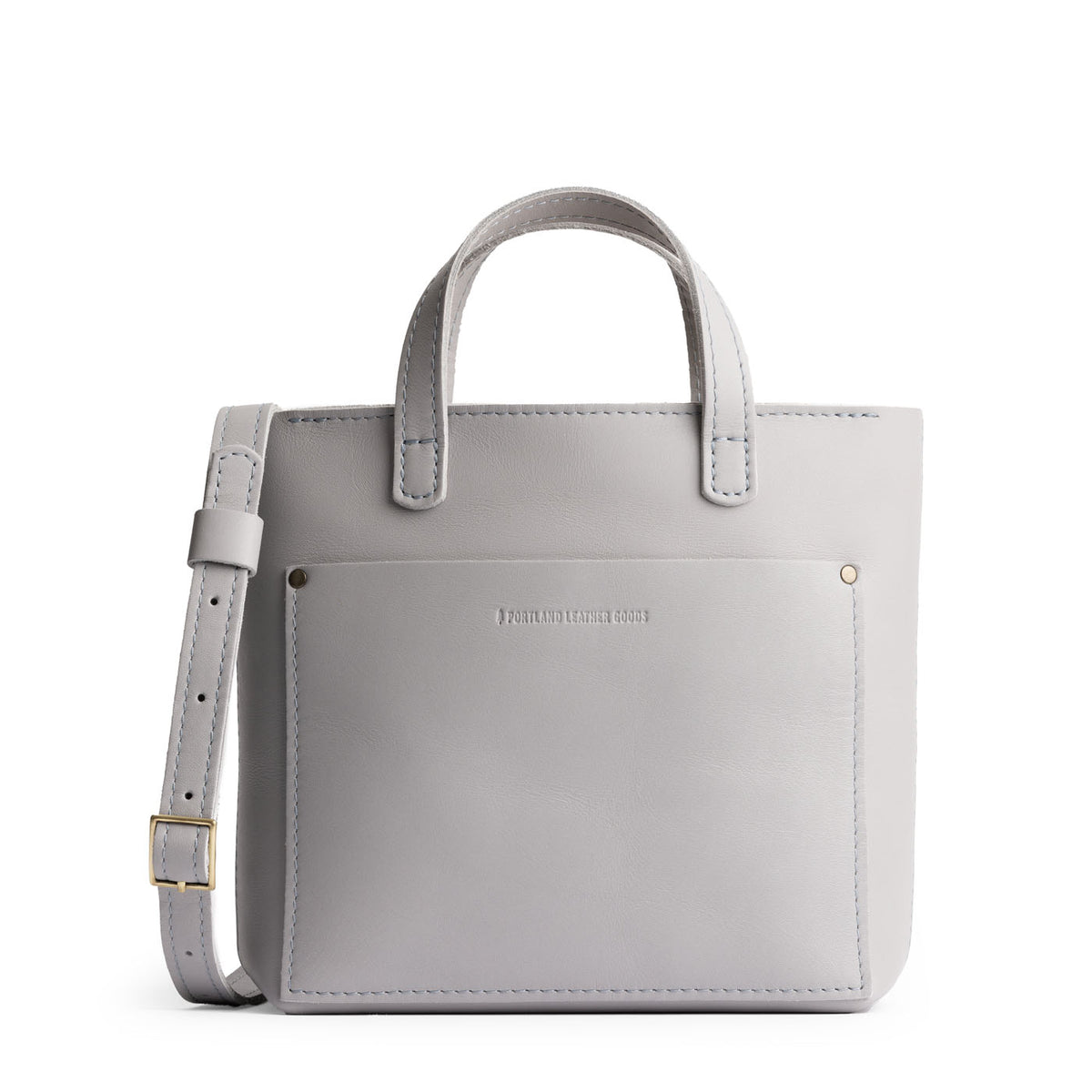 Mini Crossbody Tote - Formal Grey / Zipper