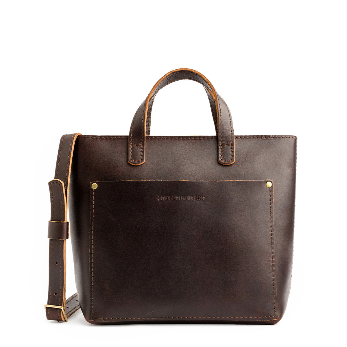 Mini Crossbody Tote - Grizzly / Zipper