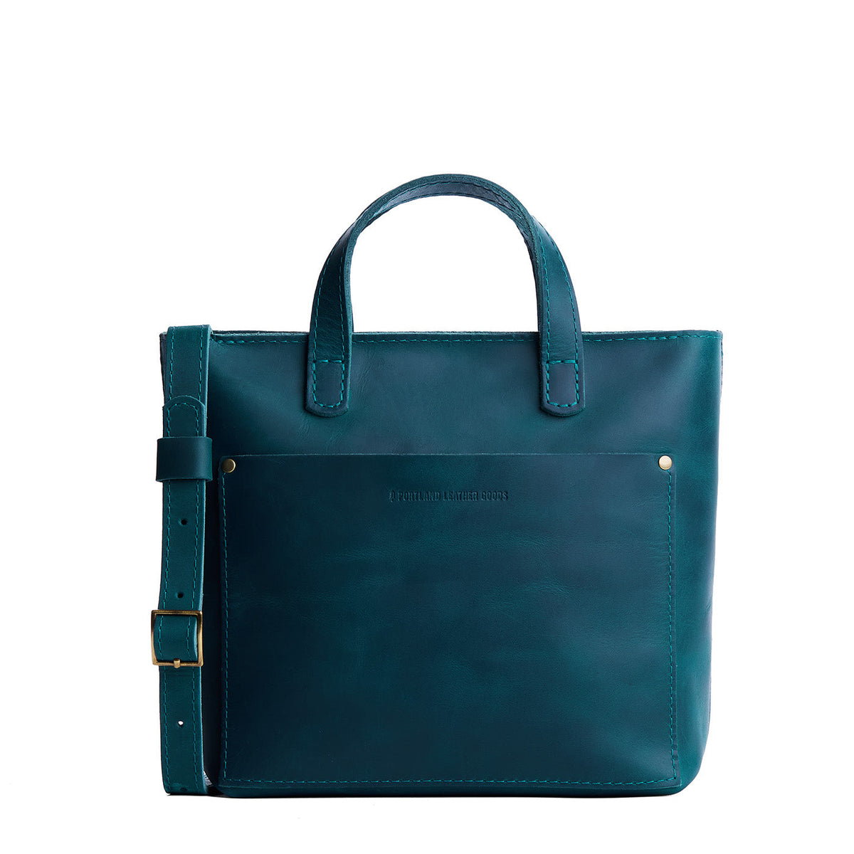 Mini Crossbody Tote - Westward Blue / Zipper