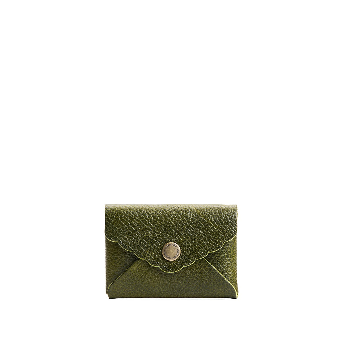 'Almost Perfect' Mini Daisy Wallet - Pebbled Olive