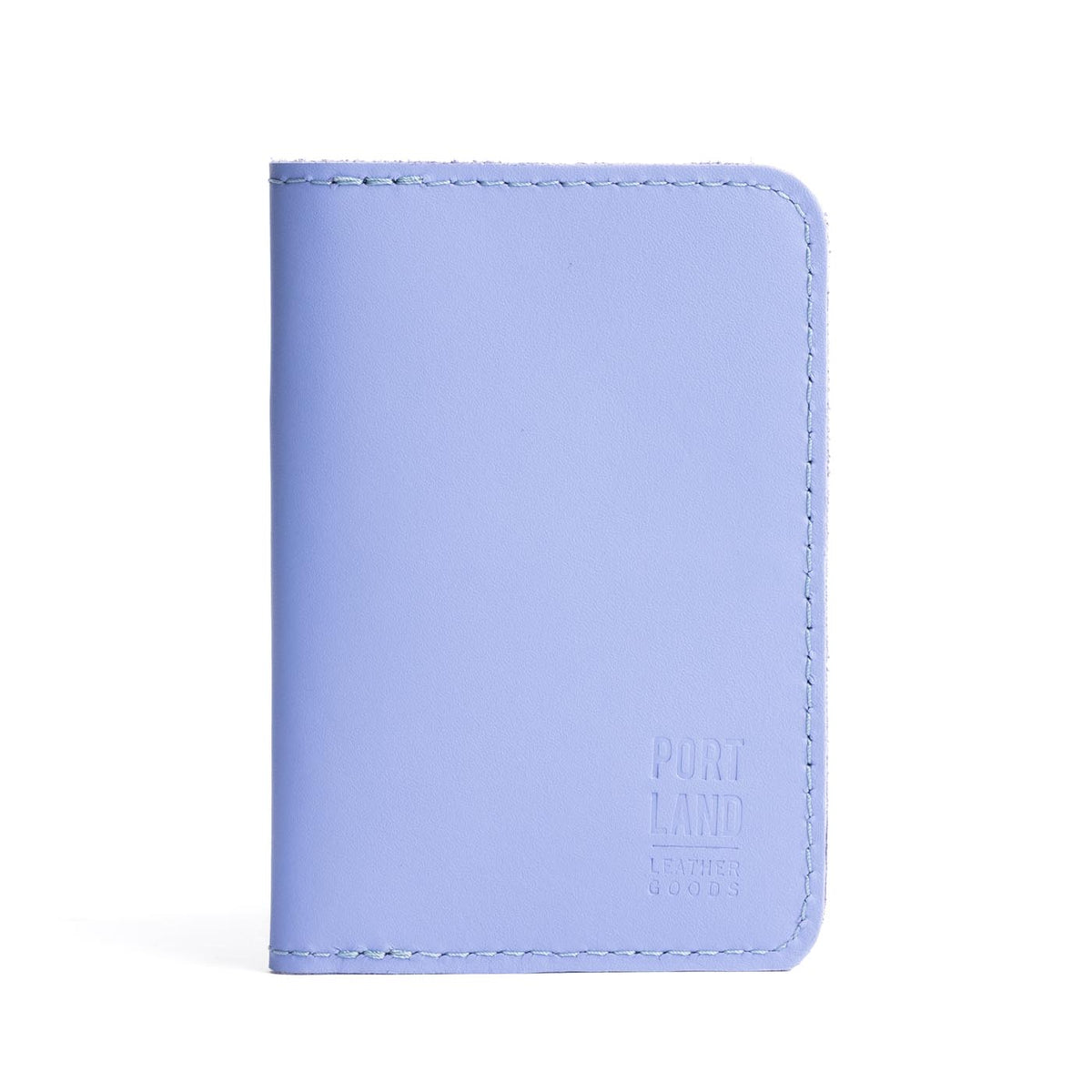'Almost Perfect' Leather Modern Passport Holder - Jacaranda
