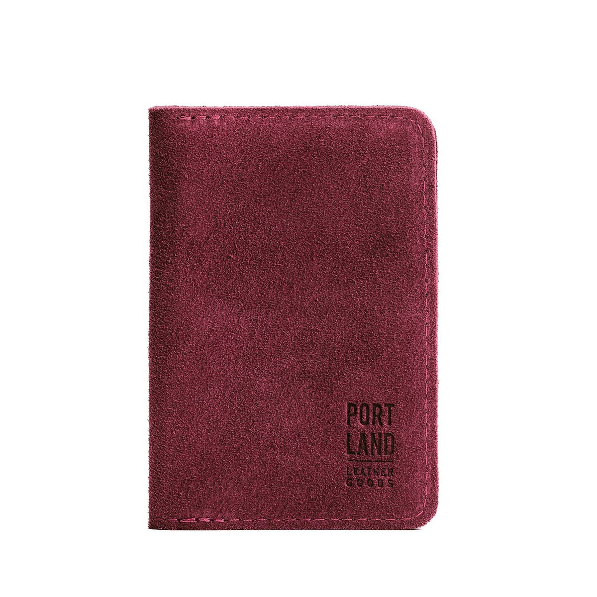'Almost Perfect' Leather Modern Passport Holder - Red Panda
