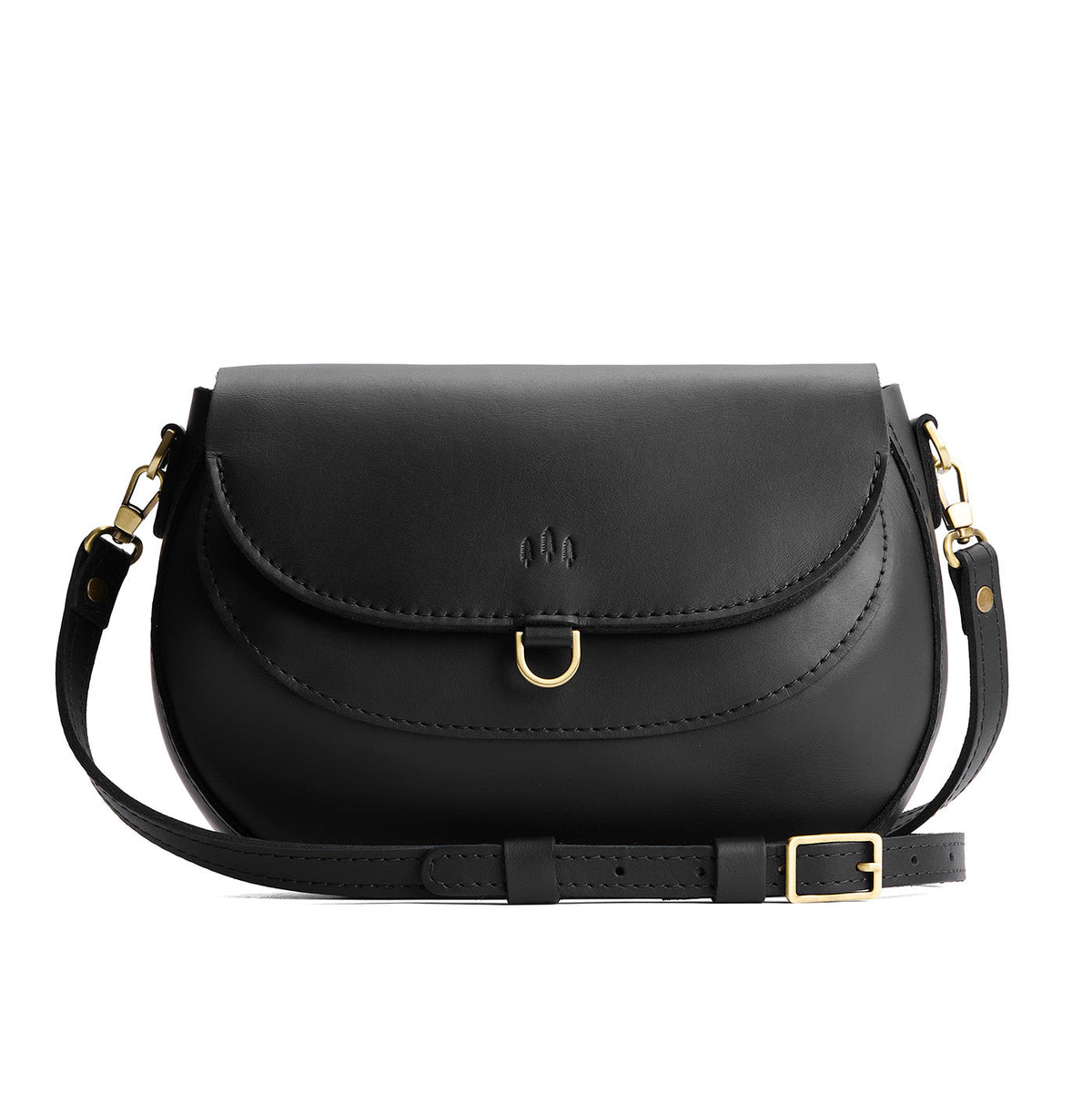 Monaco Crossbody - Black / Large