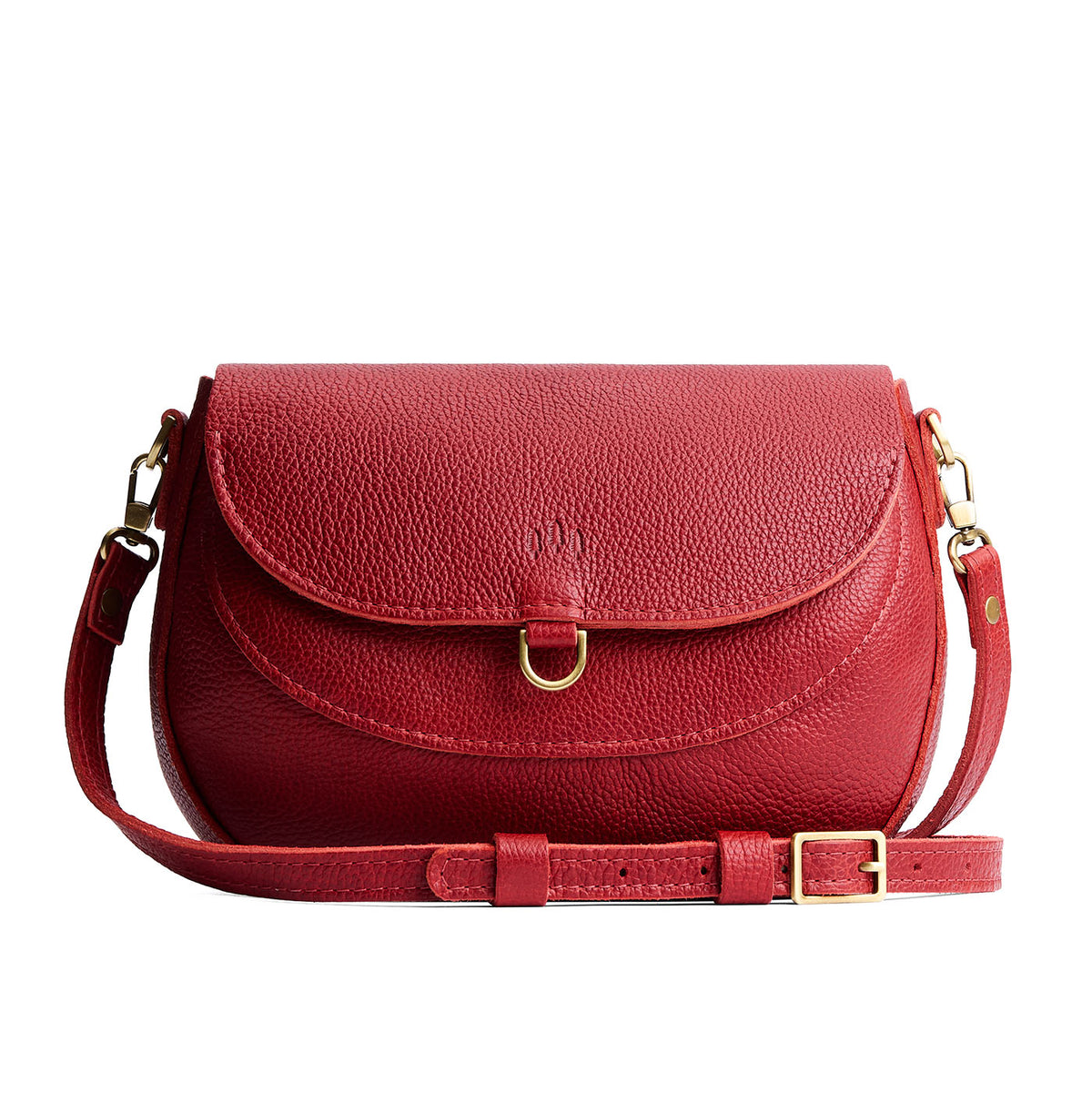 'Almost Perfect' Monaco Crossbody - Chili Red / Large
