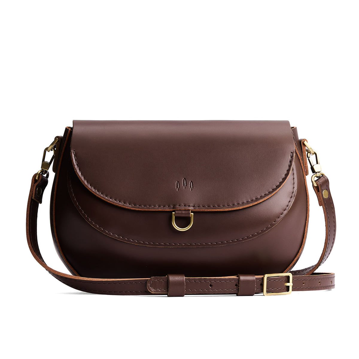 Monaco Crossbody - Chocolate Brown / Large