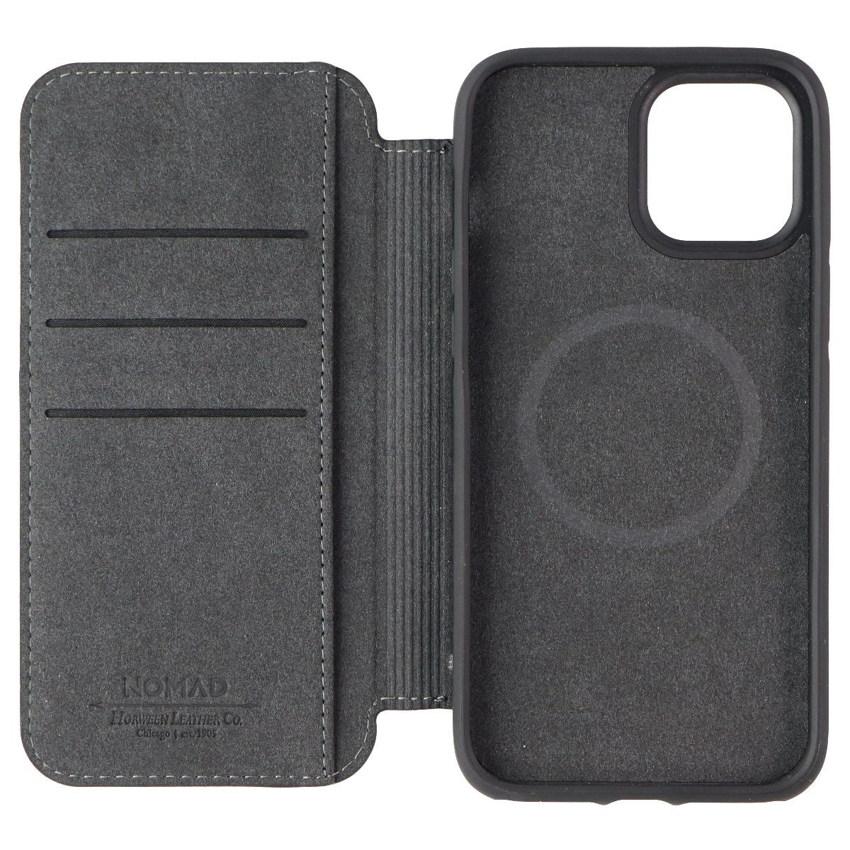 Nomad Rugged Folio Wallet Case for iPhone 12 Pro Max - Black - New - Image 2