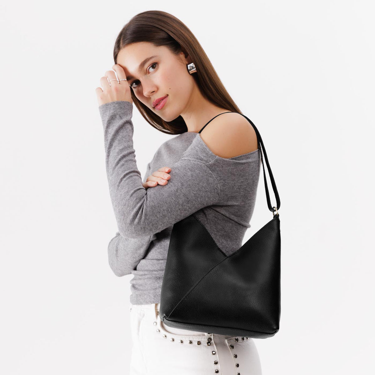 'Almost Perfect' Naomi Shoulder Bag - Image 45
