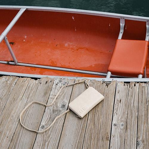 The Travel Wallet in Beige - Image 7
