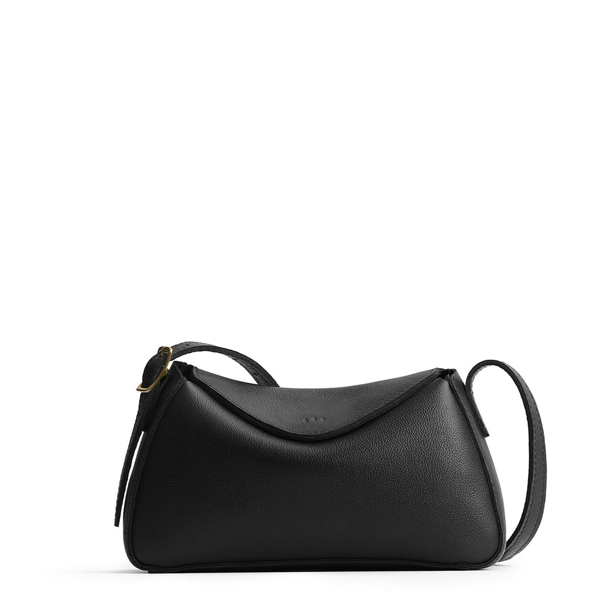 'Almost Perfect' Neruda Crossbody Bag - Pebbled--black / Small