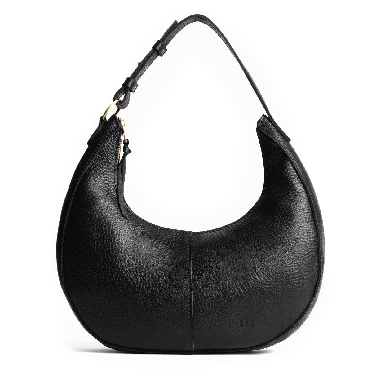 'Almost Perfect' Nora Shoulder Bag - Pebbled--black / Large