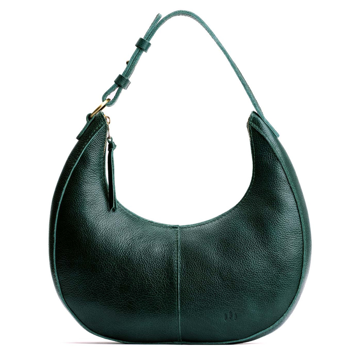 'Almost Perfect' Nora Shoulder Bag - Forest Green / Large