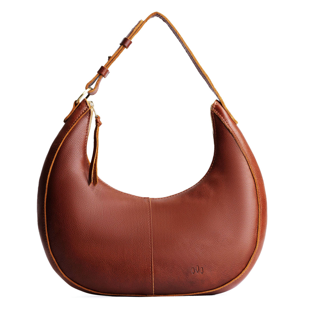 'Almost Perfect' Nora Shoulder Bag - Nutmeg / Large