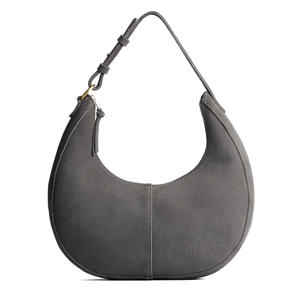 'Almost Perfect' Nora Shoulder Bag - Smoke Grey / Large
