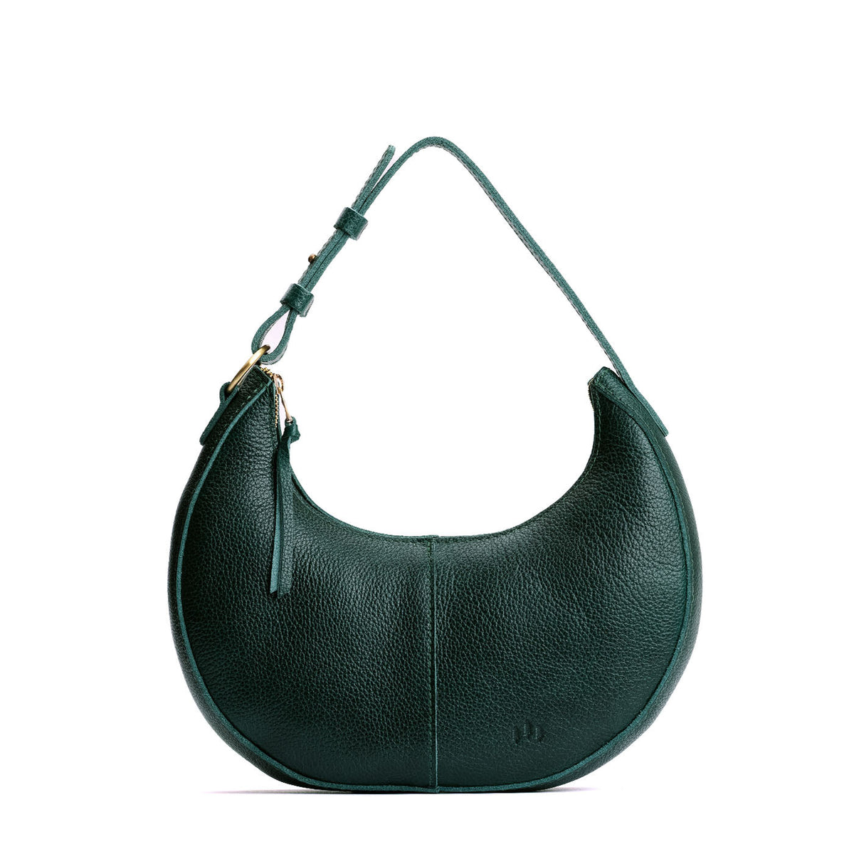 'Almost Perfect' Nora Shoulder Bag - Forest Green / Small