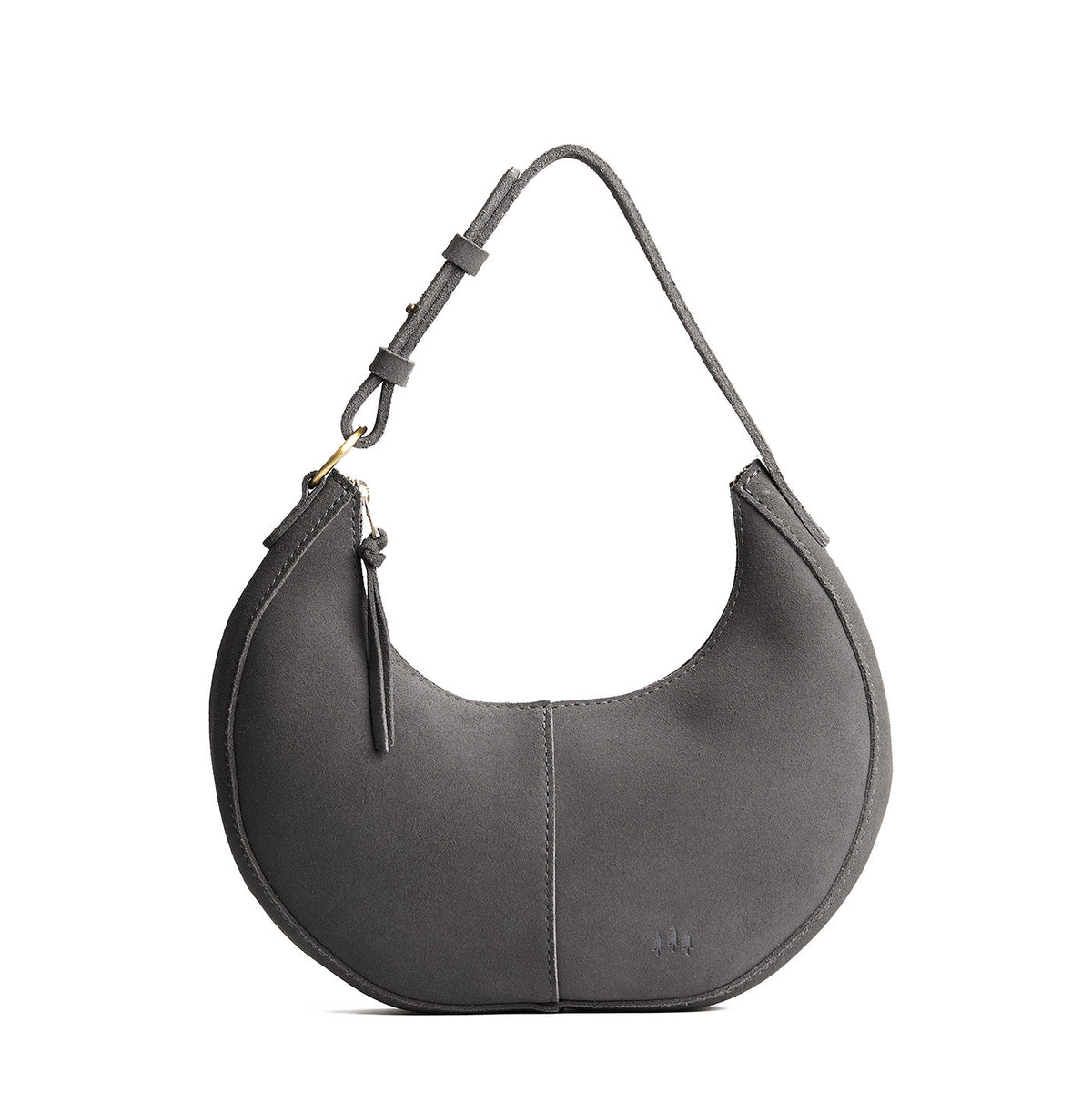 'Almost Perfect' Nora Shoulder Bag - Smoke Grey / Small